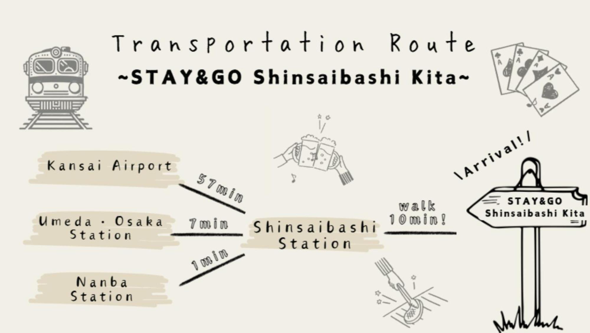 Stay & Go Shinsaibashi-Kita Osaca Exterior foto